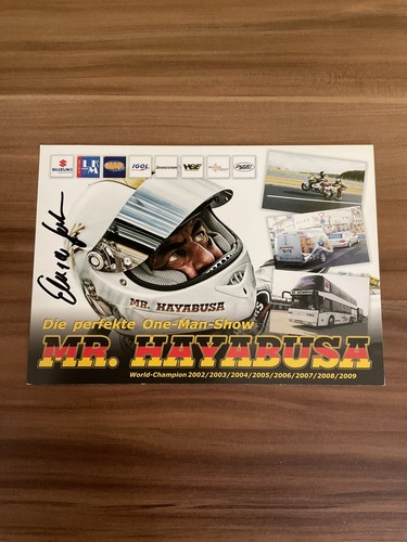 Hayabusa autogrammkarte - mr.,